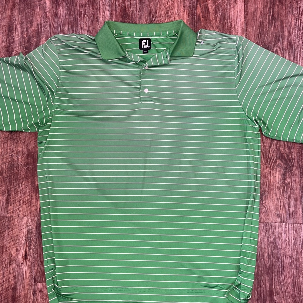 Footjoy extra large Xl men’s golf polo bright green color